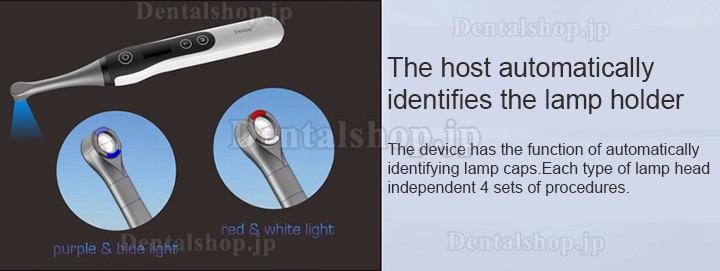 Denjoy iCure 多機能・広帯域LED光重合照射器 (LEDヘッド2個付)